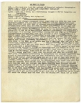Moe Howard 3pp. Hand-Annotated Script for a Three Stooges Theater Skit, Entitled ''We Went to Yale'' -- Circa 1950 With Shemp -- Very Good Condition